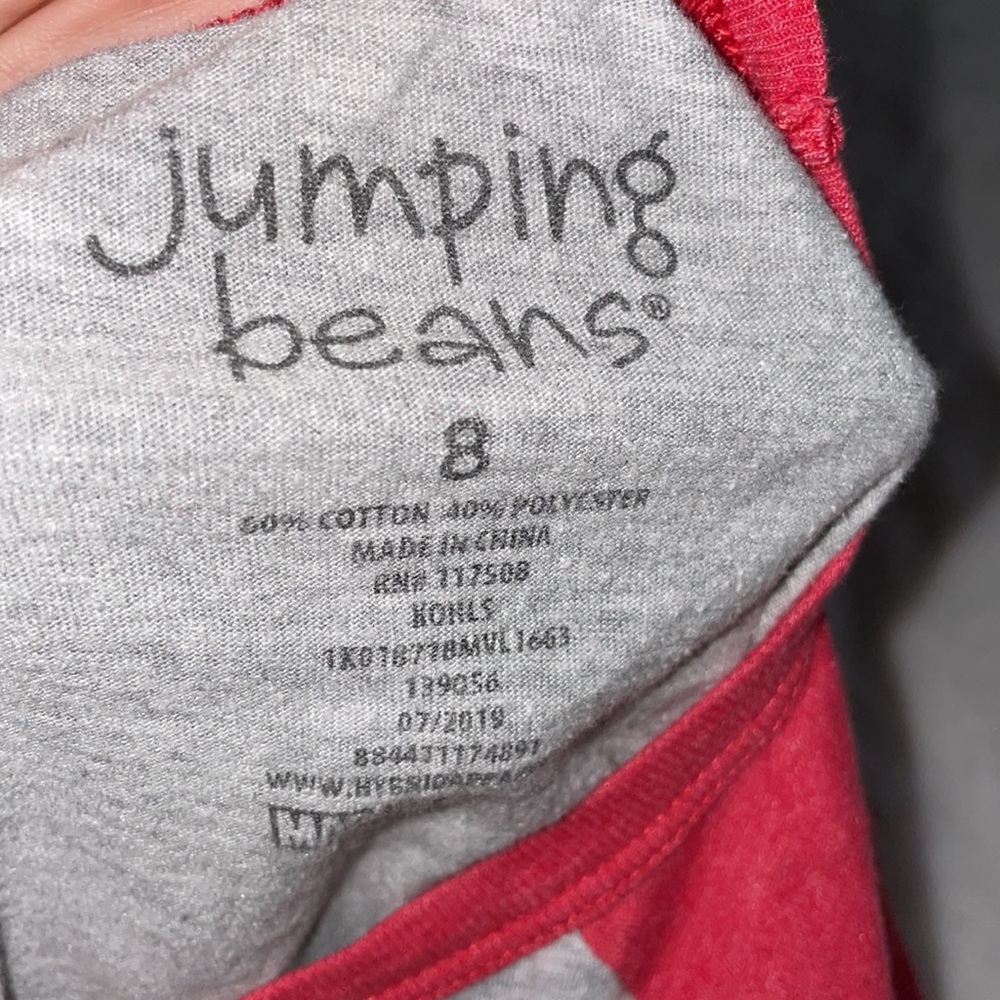 Jumping beans, the amazing Spider-Man size 8, long sleeve, shirt, gray, and red - Picture 3 of 4